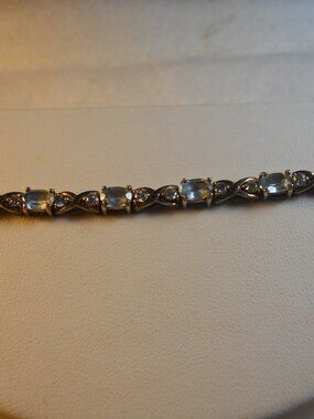 FAS - Sterling Blue Topaz Bracelet   830